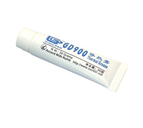 Термопаста GD900 ST30 30 грамм 4.8W/M-K, мягкий тюбик