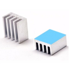 Радиатор аллюминиевый 8.8x8.8x5мм, с термоскотчем 3M 8810 [12462]