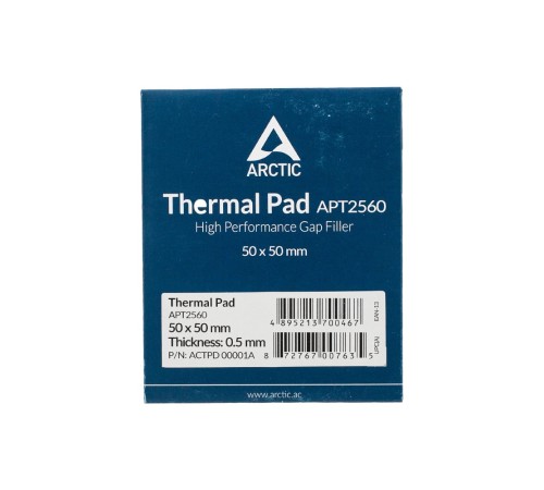 Термопрокладка 50x50x0.5мм Arctic Thermal Pad 6Вт/(м*К) 