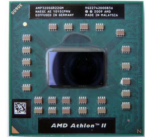 Процессор для ноутбука AMD Athlon II Dual-Core Mobile AMP320SGR22GM P320 Socket S1 (S1g4) (2.10 GHz)