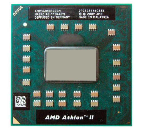 Процессор для ноутбука AMD Athlon II Dual-Core Mobile AMP360SGR22GM P360 Socket S1 (S1g4) (2.30 GHz)
