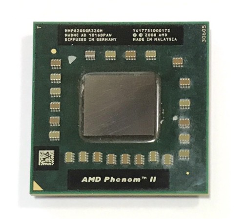 Процессор для ноутбука AMD Phenom II X3 Triple-Core Mobile HMP820SGR32GM P820 Socket S1 (S1g4) (1.80 GHz), с разбора