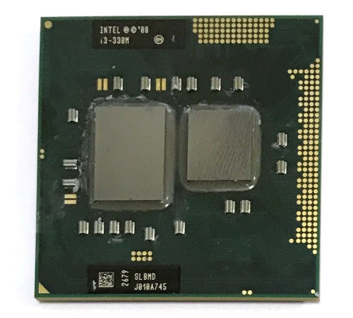 Процессор для ноутбука Intel Core i3 Mobile i3-330M SLBMD Socket G1 (rPGA988A) 2.133 GHz, с разбора