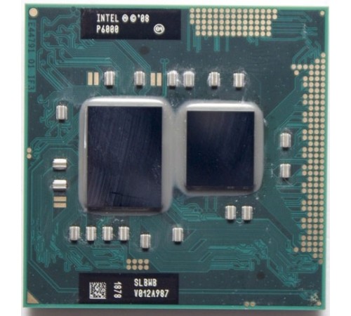 Процессор для ноутбука Intel Pentium Dual-Core Mobile P6000 Socket G1 (rPGA988A) 1.867 GHz SLBWB, с разбора