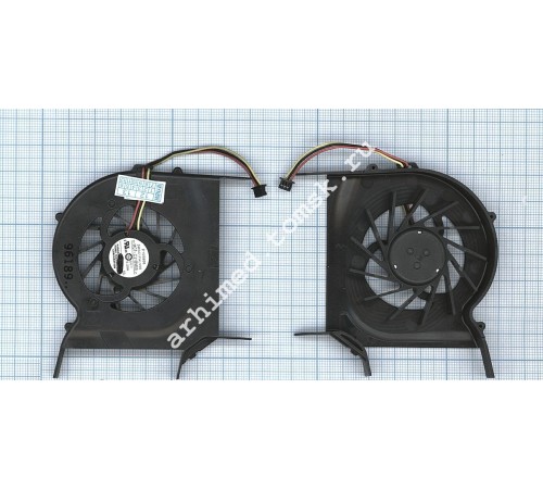 Вентилятор (кулер) для ноутбука   Lenovo SL410 SL410K SL510 SL510K E40 E50(version 2)