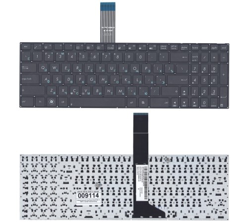 Клавиатура для ноутбука Asus X501, X501A, X501U, X501EI, X501XE, X501XI (RU) черная [10091]