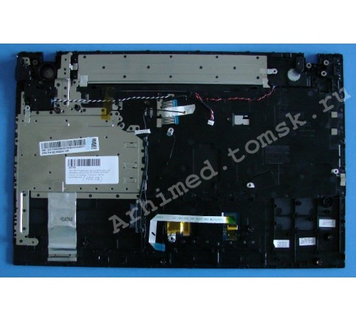 Клавиатура (топ-панель) для ноутбука Samsung NP300V5A, NP305V5A, NP300V5A (RU), черная с серебром