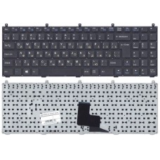 Клавиатура для ноутбука DNS 0116092, 0116093, 0116094, W765S (RU) черная, БОЛЬШОЙ Enter [10108]