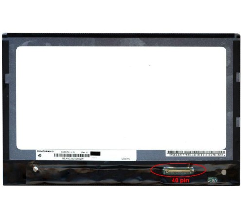 Матрица планшета 10.1" N101ICG-L21 rev. A1 (LED,1280x800, 40pin, справа внизу, глянцевая), без ушей
