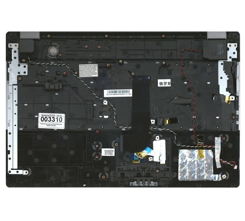 Клавиатура (топ-панель) для ноутбука Samsung RC530  (RU) черная [10045]