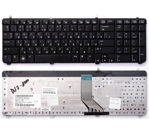 Клавиатура HP Pavilion DV7-2000, DV7-3000 (RU) черная