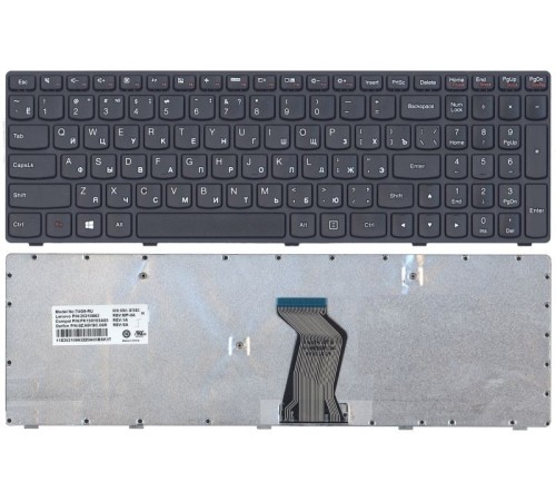 Клавиатура Lenovo G500 G505 G505S G510 G700 G710 (RU) черная с рамкой, ver.1