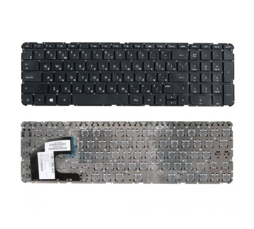 Клавиатура HP Pavilion SleekBook 15 (RU) черная, БЕЗ РАМКИ [10115]