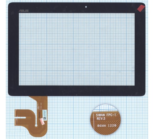 Сенсорное стекло (тачскрин) для планшета Asus TF700 5184N FPC-1 REV:3  черный