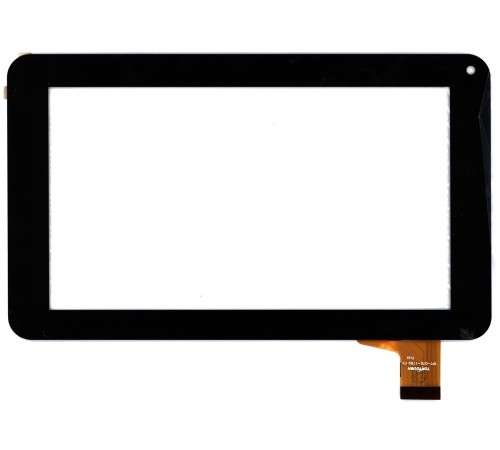 Сенсорное стекло (тачскрин) для планшета DNS E76; Prestigio PER5474BC, PER5574BC ; Explay FOG черный [T00107]
