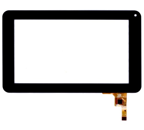 Сенсорное стекло (тачскрин) для планшета Digma iDj7n  черный (12 pin)