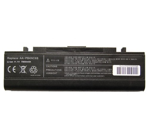 Аккумуляторная батарея повышенной ёмкости для ноутбука Samsung P50, P60, R45, R40, R60, R70, R65, X60, X65 (11.1 В 6600/7800 мАч)