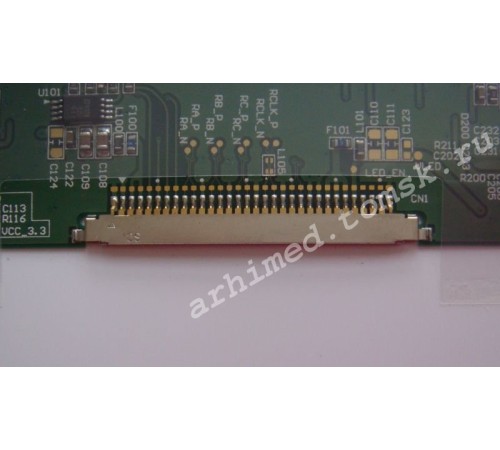 Матрица 12.1" HSD121PHW1 -A01 -A03 (LED, 1366x768, 30pin справа снизу, глянцевая)
