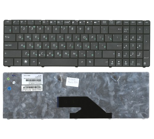 Клавиатура для ноутбука ASUS K75 K75DE K75VJ K75VM (RU) черная