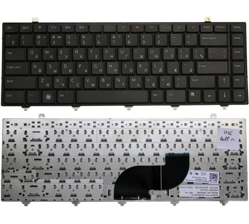 Клавиатура для ноутбука Dell Studio 14 (RU) черная [10128]