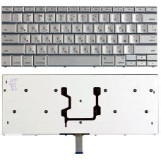 Клавиатура для ноутбука Apple Macbook 15.4 965 (RU) серебристая A1260
