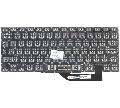 Клавиатура для ноутбука Apple MacBook Pro A1398 большой Enter (RU) черная