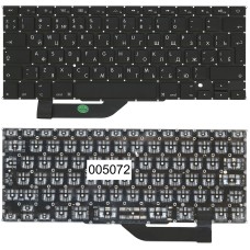Клавиатура для ноутбука Apple MacBook Pro A1398 большой Enter original (RU) черная