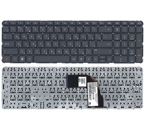 Клавиатура для ноутбука HP Pavilion dv7-7000 (RU) черная, без рамки