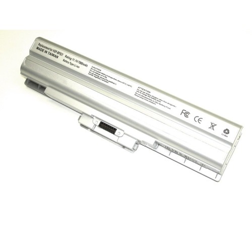 Аккумуляторная батарея VGP-BPS13 для ноутбука Sony Vaio VGN-AW, CS, FW серебристая  (10.8-11.34 В 7800 мАч)