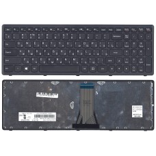 Клавиатура для ноутбука Lenovo G505s Z510 S510 (RU) черная, с черной рамкой [10150]