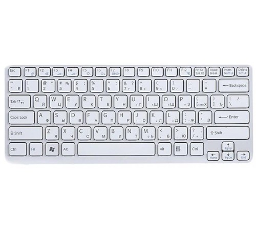 Клавиатура для ноутбука Sony Vaio SVE1411 (RU) белая [10133]
