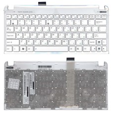 Клавиатура (топ-панель) для ноутбука Asus Eee 1015 x101 RU белая, топ-панель [10130]