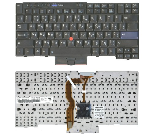Клавиатура для ноутбука Lenovo IBM ThinkPad X220 T400 T400S T410 T520 T410I T420 T410S (RU) черная