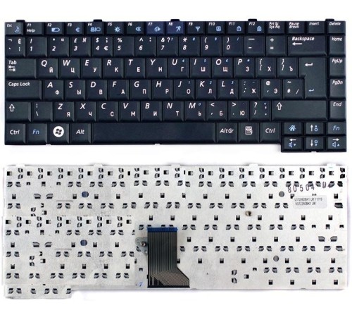 Клавиатура для ноутбука Samsung R410 R460 R453 R458 R408 R403 (RU) черная [10143]