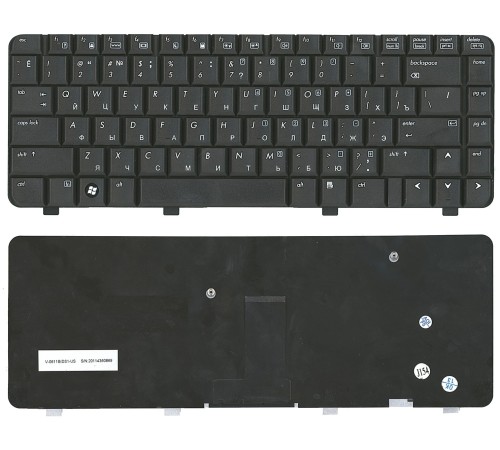Клавиатура для ноутбука HP 530 (RU) черная