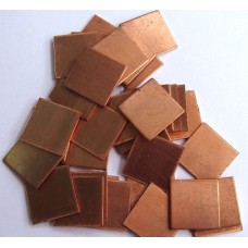 Медная пластина 15x15x0.8мм [MP1508]