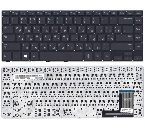 Клавиатура для ноутбука Samsung NP370R4E NP450R4E (RU) черная