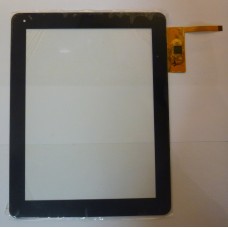 Сенсорное стекло (тачскрин) для планшета DNS AirTab M973w черное [T0121]