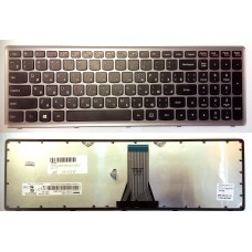 Клавиатура для ноутбука Lenovo G500S, S510, Z510 (RU) черная с серой рамкой [10156]