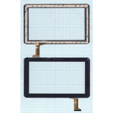 Сенсорное стекло (тачскрин) DH-0926A1-PG-FPC080-V3.0 черное [T00129]