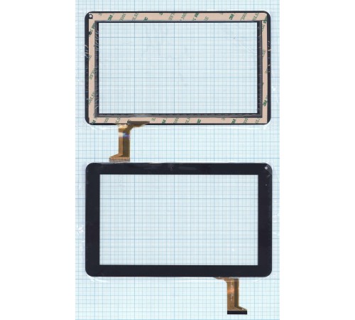 Сенсорное стекло (тачскрин) DH-0926A1-PG-FPC080-V3.0 черное [T00129]