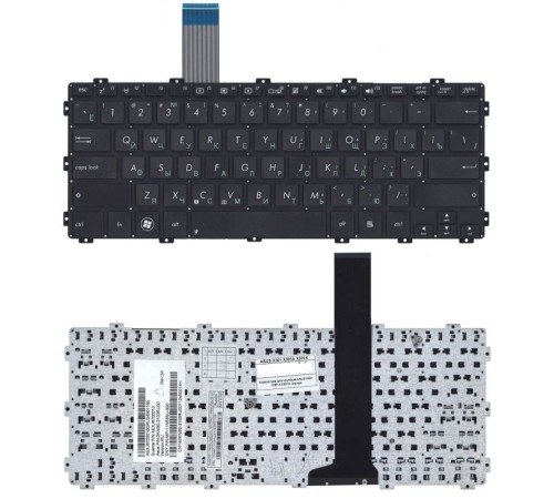 Клавиатура для ноутбука ASUS X301 X301A X301K (RU) черная [10178]