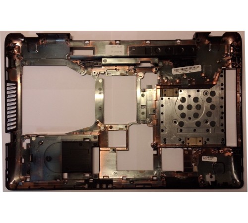 Поддон (нижний корпус, D cover) для ноутбука Lenovo Y570, Y575, черный (AP0HB000800, AP0HB000820, ACBAS0017B)