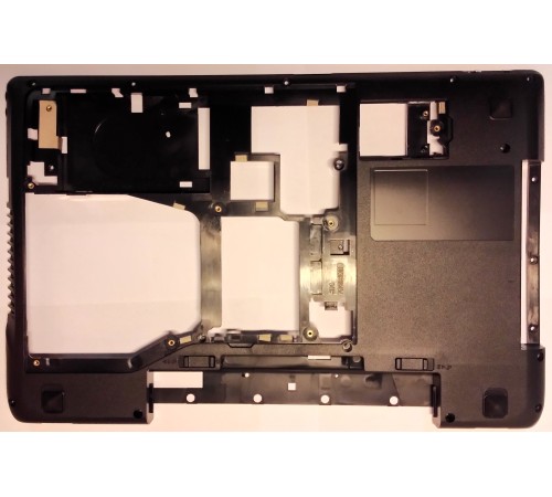 Поддон (нижний корпус, D cover) для ноутбука Lenovo Y570, Y575, черный (AP0HB000800, AP0HB000820, ACBAS0017B)