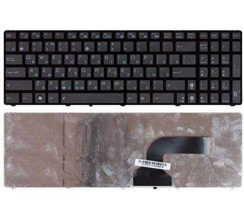 Клавиатура для ноутбука Asus A52, A54, G51, G53, G60, G72, G73, K52, K55, K72, K73, N50, N53, N61, N71, N73, N90, P53, U50, X52, X54, X61, X66, W90 (RU) черная [00508]