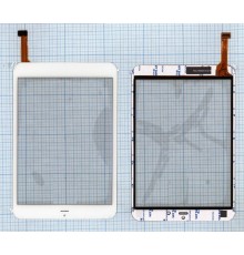 Сенсорное стекло (тачскрин) для планшета Fly Flylife Connect 7.85 3G Slim белый [T00132]