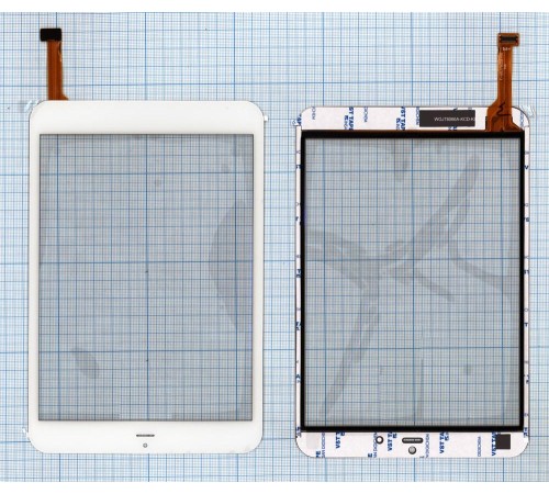 Сенсорное стекло (тачскрин) для планшета Fly Flylife Connect 7.85 3G Slim белый [T00132]