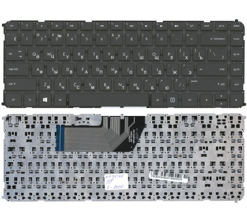 Клавиатура для ноутбука HP Envy Ultrabook 6-1000 Sleekbook 6-1000 (RU) черная