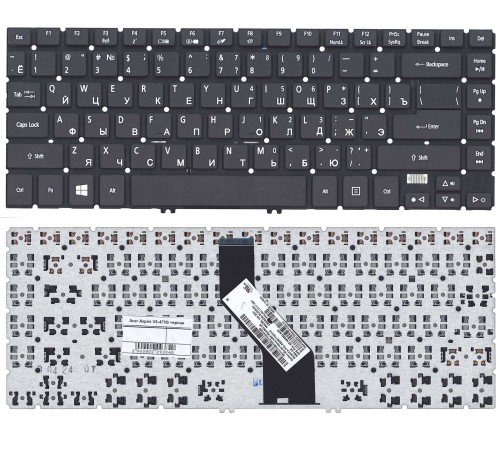 Клавиатура для ноутбука Acer Aspire V5-473G, V5-431, V5-472 (RU) черная