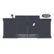 Аккумуляторная батарея (A1496) для ноутбука Apple MacBook Air 13" A1466, 54.4Wh 7.6V Mid 2013 54.4W, черная (Ориг.)